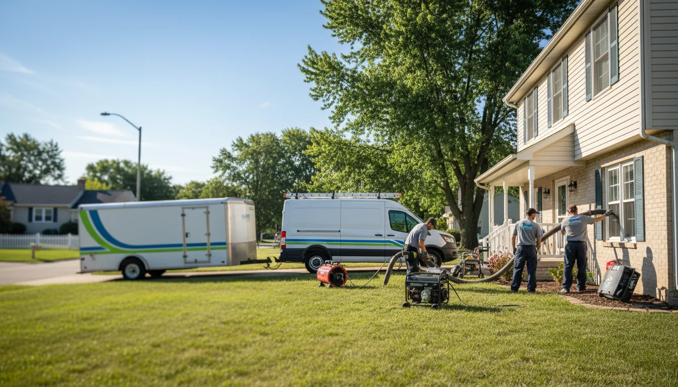Flooded Basement Restoration And Cleanup With Repair in Richmond, KS near me